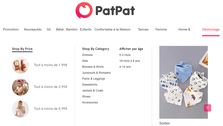 rubrique-solde-destockage-site-PatPat