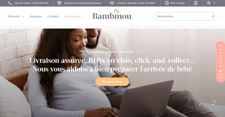 haut-page-accueil-vente en ligne et boutique de puériculture-Banmbinou.com
