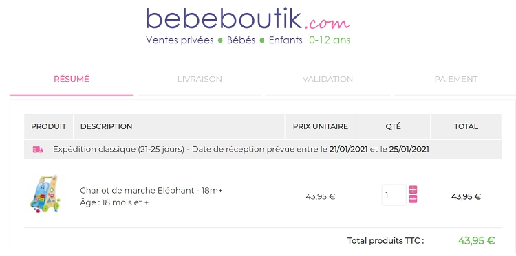 Le Plus Rapide Bebeboutik Retour